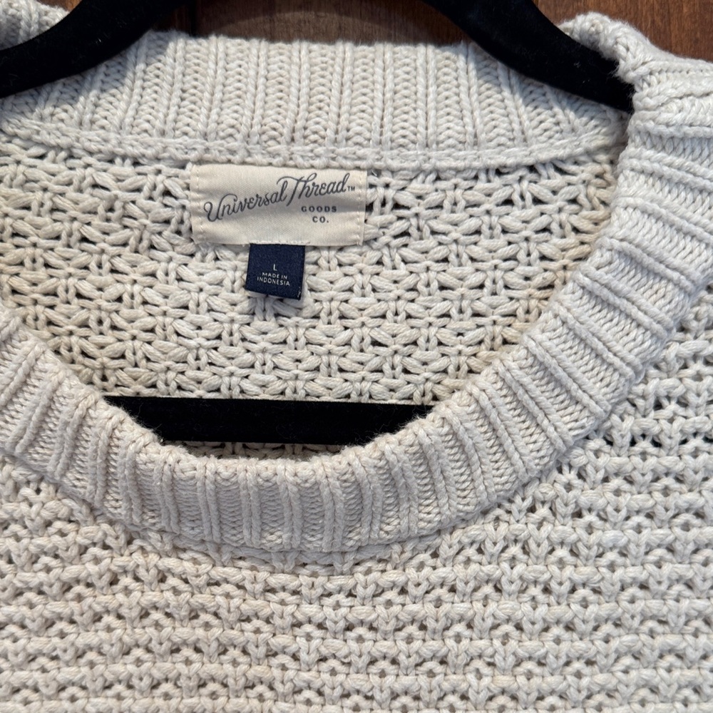 Universal Thread Cream Knit Sweater - Picture 2 of 6